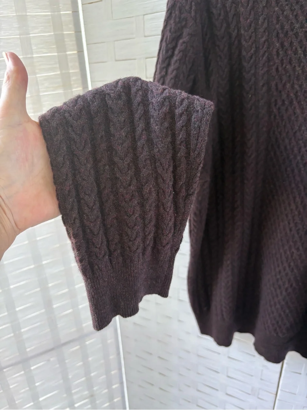 Jos. A. Bank XL Men’s Dark Brown 100% Cashmere Crewneck Sweater Quiet Luxury